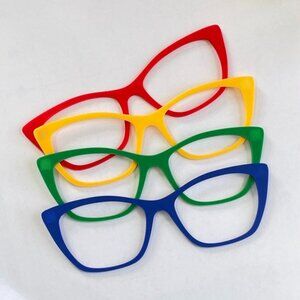Set of 4 3D Printed Pair Eyewear Toppers-Wanda